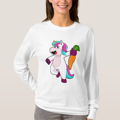 Unicorn with Carrot T_Shirt