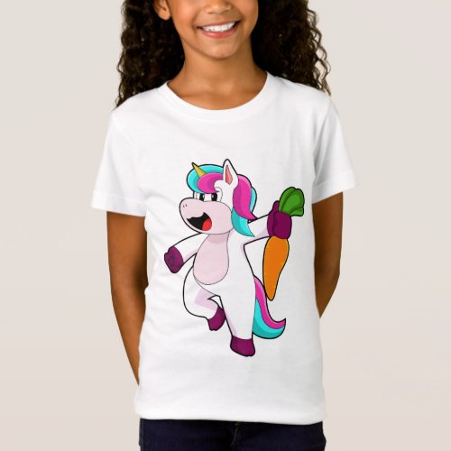 Unicorn with Carrot T_Shirt