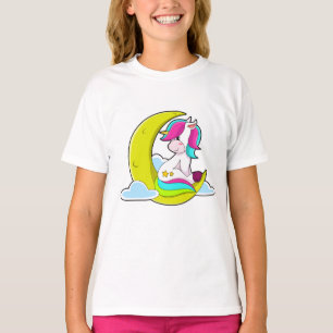 Unicorn with Clouds & Moon T-Shirt