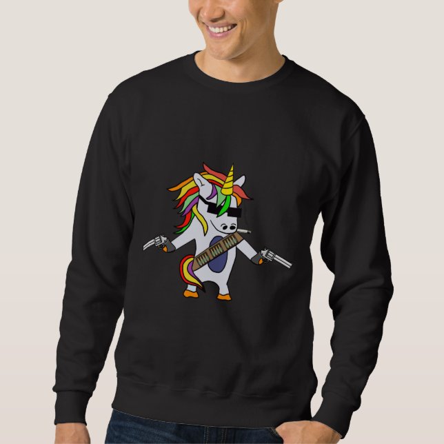 Unicorn With Guns Sweatshirt (Front)