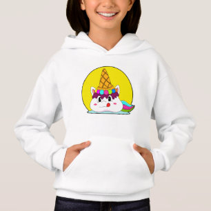 Unicorn with Ice cream cone Hoodie