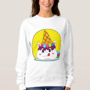 Unicorn with Ice cream cone Sweatshirt