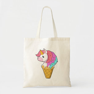 Unicorn with Ice cream Tote Bag