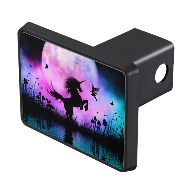 Unicorn with little fairy hitch cover (Top Right)