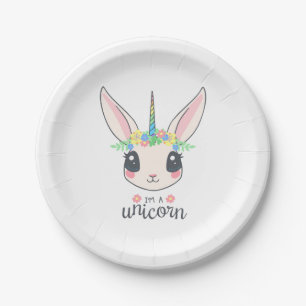 Unicorn with Pony Themed Paper Plates