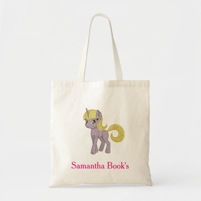 Unicorn with Pony Tote Bag (Front)