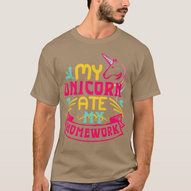Unicorn with Quote love friends T-Shirt (Front)