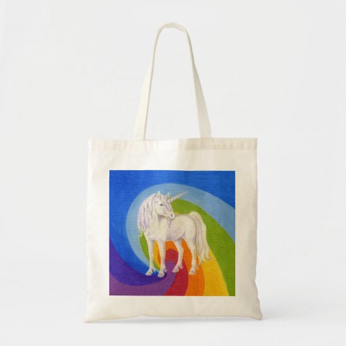 Unicorn with Rainbow bag