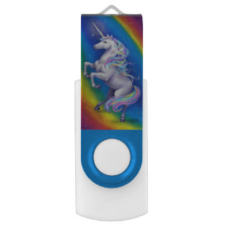 Unicorn with Rainbow Flash Drive