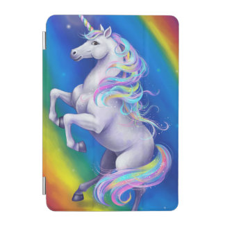 Unicorn with Rainbow iPad Mini Cover