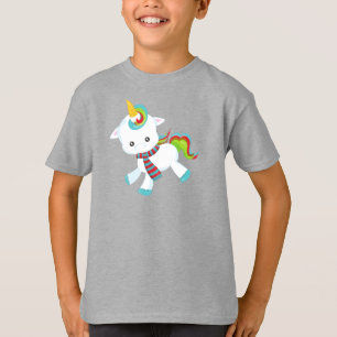 Unicorn With Scarf, Cute Unicorn, Little Unicorn T-Shirt