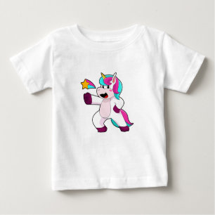 Unicorn with Star Baby T-Shirt