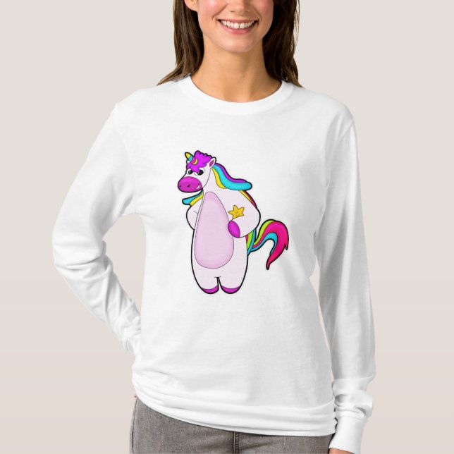 Unicorn with Star T-Shirt (Front)