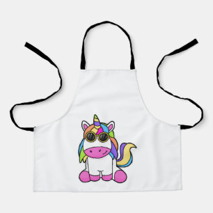 Unicorn with Sunglasses Apron