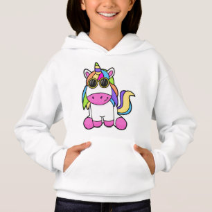 Unicorn with Sunglasses Hoodie