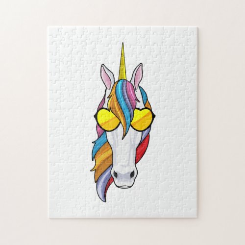 Unicorn with Sunglasses Jigsaw Puzzle