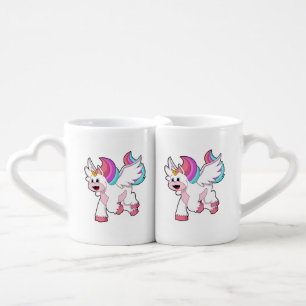 Unicorn with Wing.PNG Coffee Mug Set