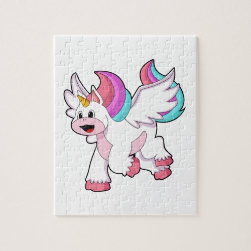 Unicorn with WingPNG Jigsaw Puzzle