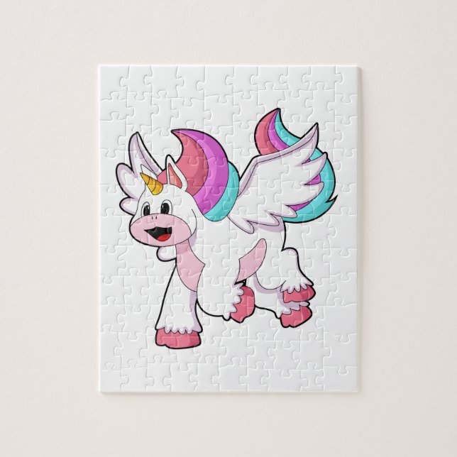 Unicorn with Wing.PNG Jigsaw Puzzle (Vertical)