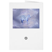 Unicorn with wings fantasy cards (Back)
