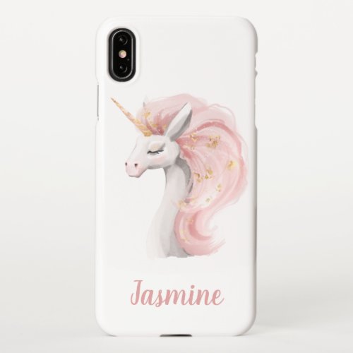 Unicorn With Your Name iPhone XS Max Case