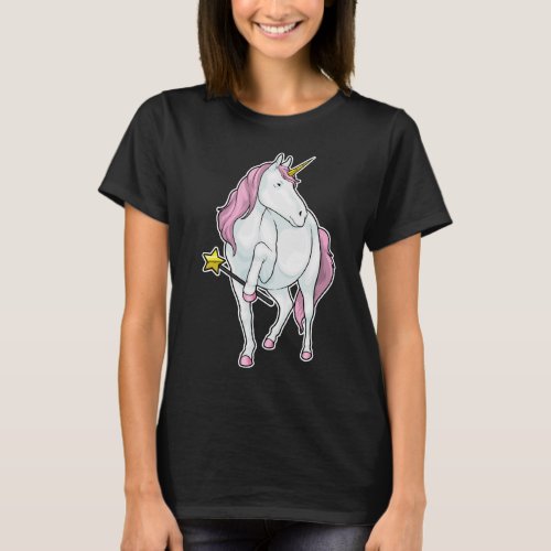Unicorn Wizard Magic wand T_Shirt
