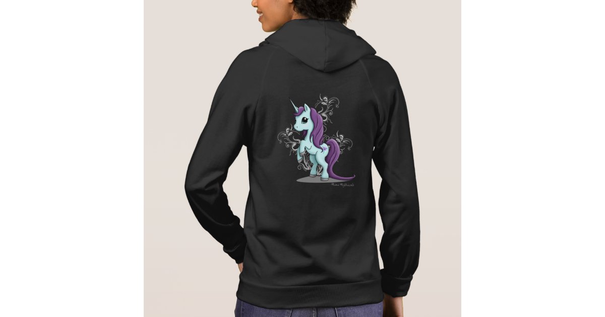Unicorn Women's Zip Up Hoodie Sweatshirt | Zazzle.com