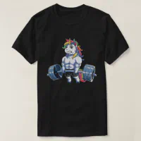 unicorn Working Out unicorn Fitness unicorn gym T Shirt Zazzle