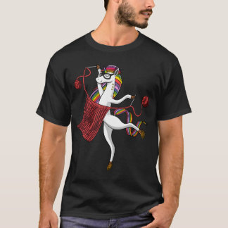 Unicorn Yarn Knitting T-Shirt