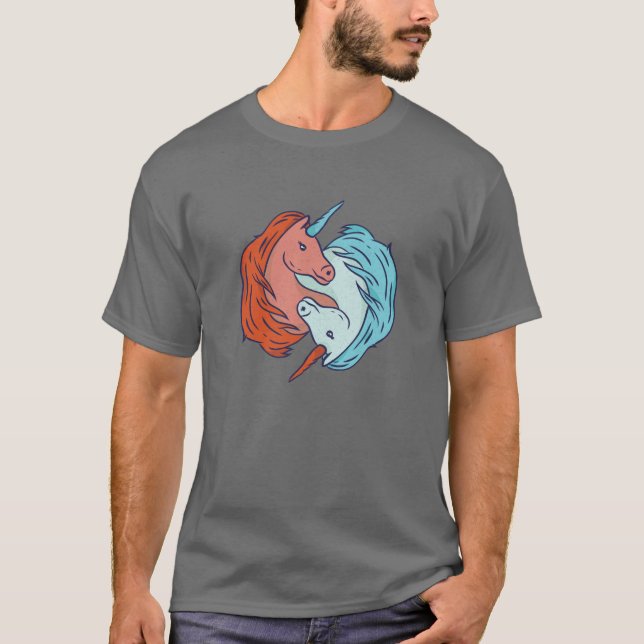 Unicorn Yin Yang T-Shirt (Front)