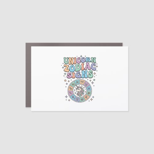 Unicorn Zodiac Signs Kawaii Vector Design_1