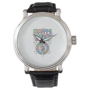 Unicorn Zodiac Signs Kawaii Vector Design_1 Watch