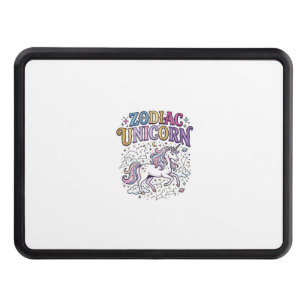 Unicorn Zodiac Unicorn Premium Vector Marketplace Hitch Cover