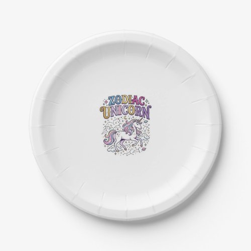 Unicorn Zodiac Unicorn Premium Vector Marketplace Paper Plates