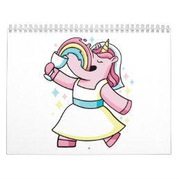 unicorns and rainbows  calendar