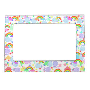 Unicorns And Rainbows Magnetic Photo Frame