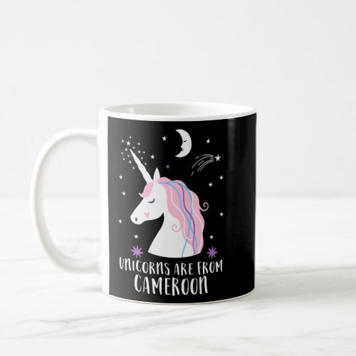 Unicorns Are From Cameroon Home Country Pride  Coffee Mug