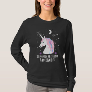 Unicorns Are From Cameroon Home Country Pride T-Shirt