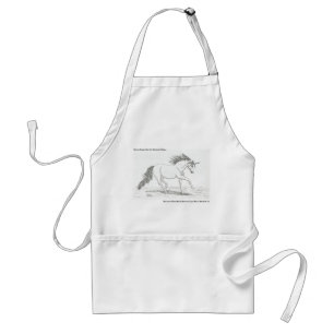 Unicorns Are Real Adult Apron