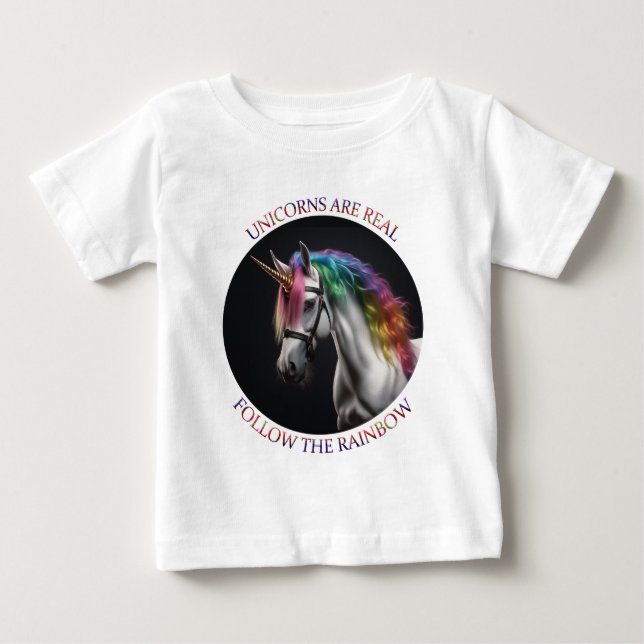 Unicorns are real baby T-Shirt (Front)