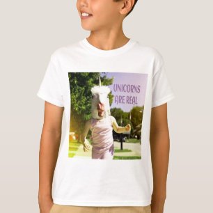 Unicorns Are Real Funny Humor T-Shirt