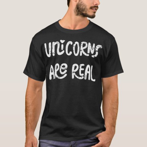 Unicorns Are Real horse  T_Shirt