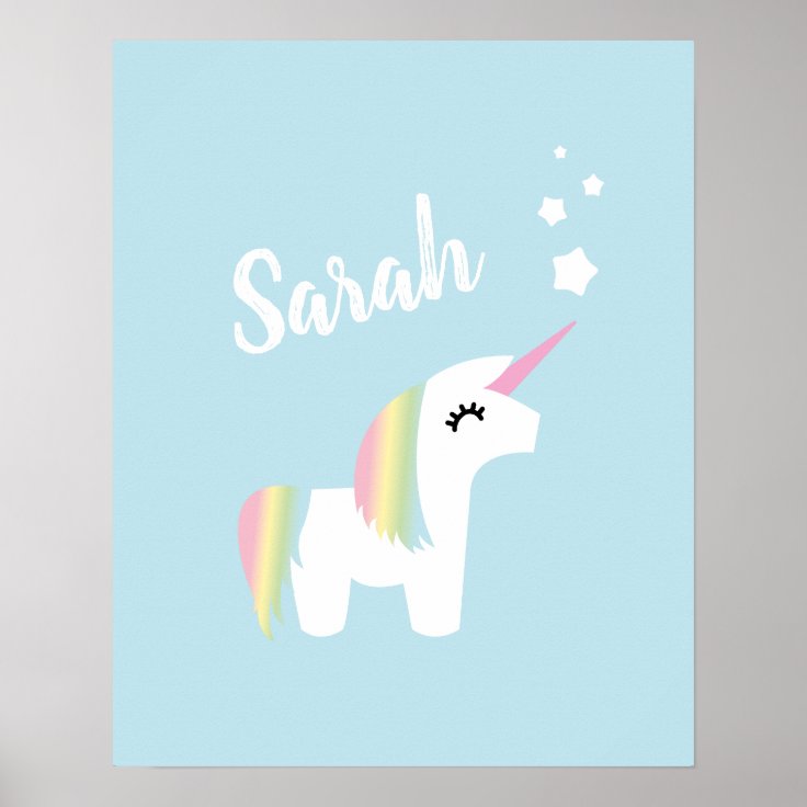 Unicorns are Real Poster Zazzle