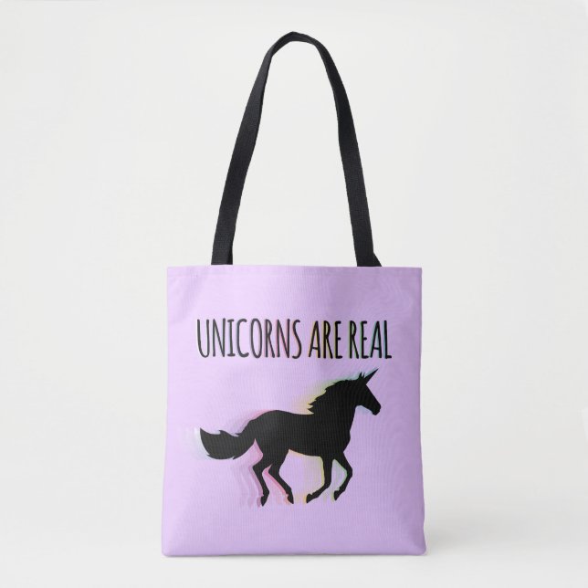 Unicorns are Real Tote Bag (Front)