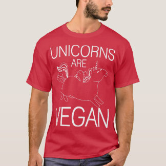 Unicorns Are Vegan Awesome Unicorn Designs Tee Pre
