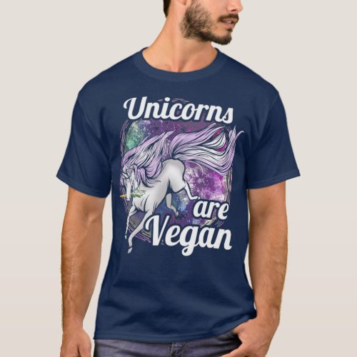Unicorns are vegan unicorn lover T_Shirt