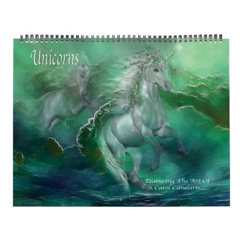 Unicorns Art Calendar 2013