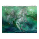 Unicorns Art Calendar 2014