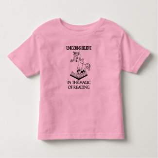 Unicorns Believe In The Magic Of Reading - BL Toddler T-shirt