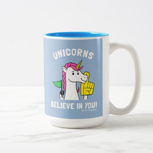 Unicorns Believe In You Two_Tone Coffee Mug